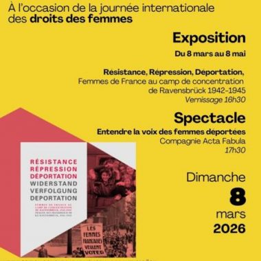 Inauguration de l’exposition  » Femmes de France au camp de concentration de Ravensbrück 1942-1945 « 