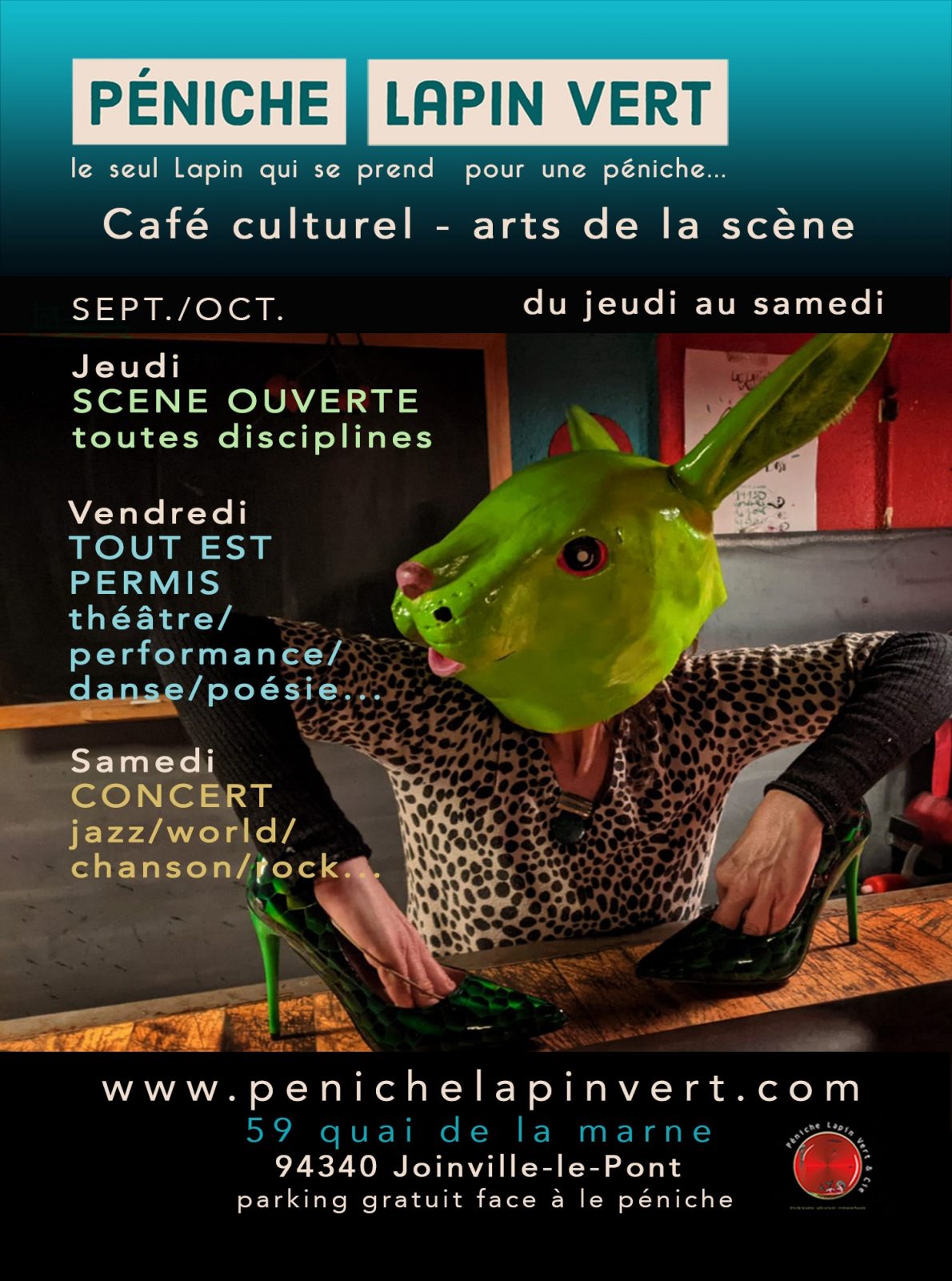 Scènes ouvertes, Cabarets et Concerts au Lapin Vert - 0