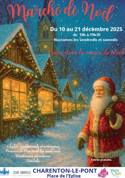 Marché de Noël des commerçants de Charenton