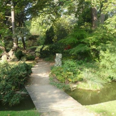 Promenade au parc Edmond de Rothschild et son jardin japonais.
