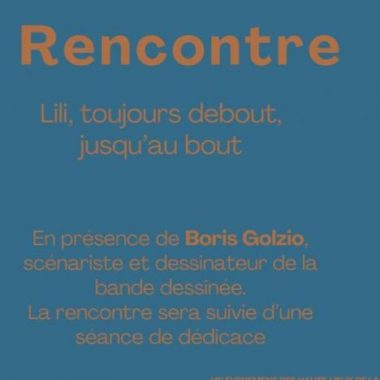 Rencontre avec Boris Golzio autour de la bande-dessinée au Mémorial des martyrs de la Déportation