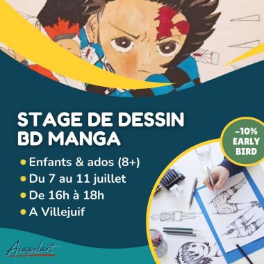Stage de Dessin Manga Enfants & Ados
