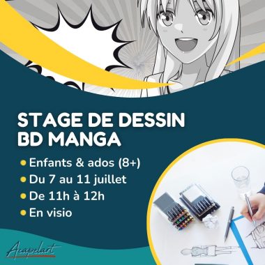 Stage de dessin manga VISIO : voyage manga, du chibi aux héros épiques