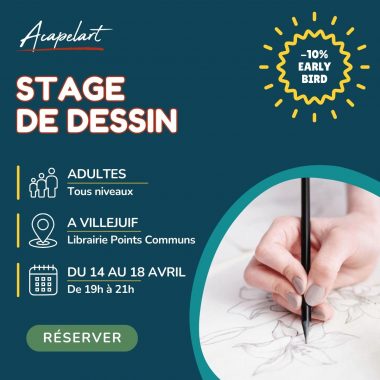 Stage dessin adultes à Villejuif