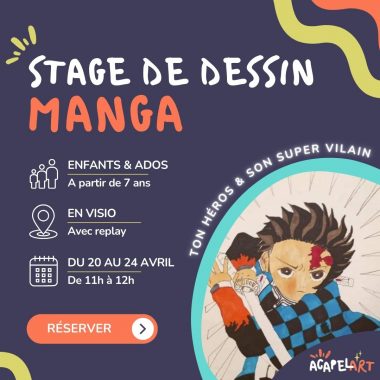 Stage de dessin manga visio : imagine ton héros et son super vilain