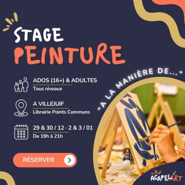 Stage Peinture “À la manière de…” Villejuif