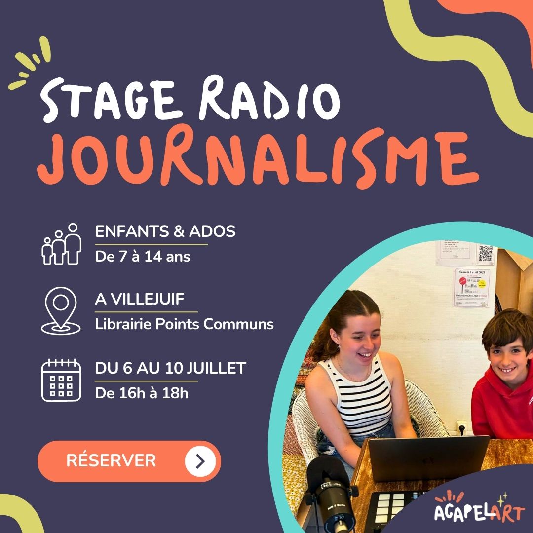Stage Radio Journalisme Enfants & Ados – Villejuif