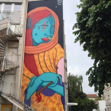 Street-Art à Ivry et visite privée de la résidence d’artistes « Le Village »