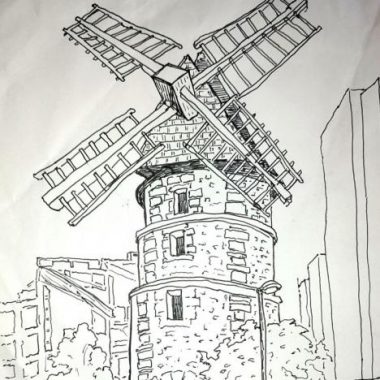 Visite dessinée autour du Moulin de la Tour à Ivry-sur-Seine