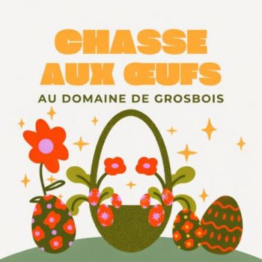 Visite familiale du château de Grosbois, spéciale Pâques