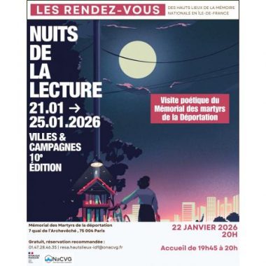 Visite poétique du mémorial des martyrs de la Déportation