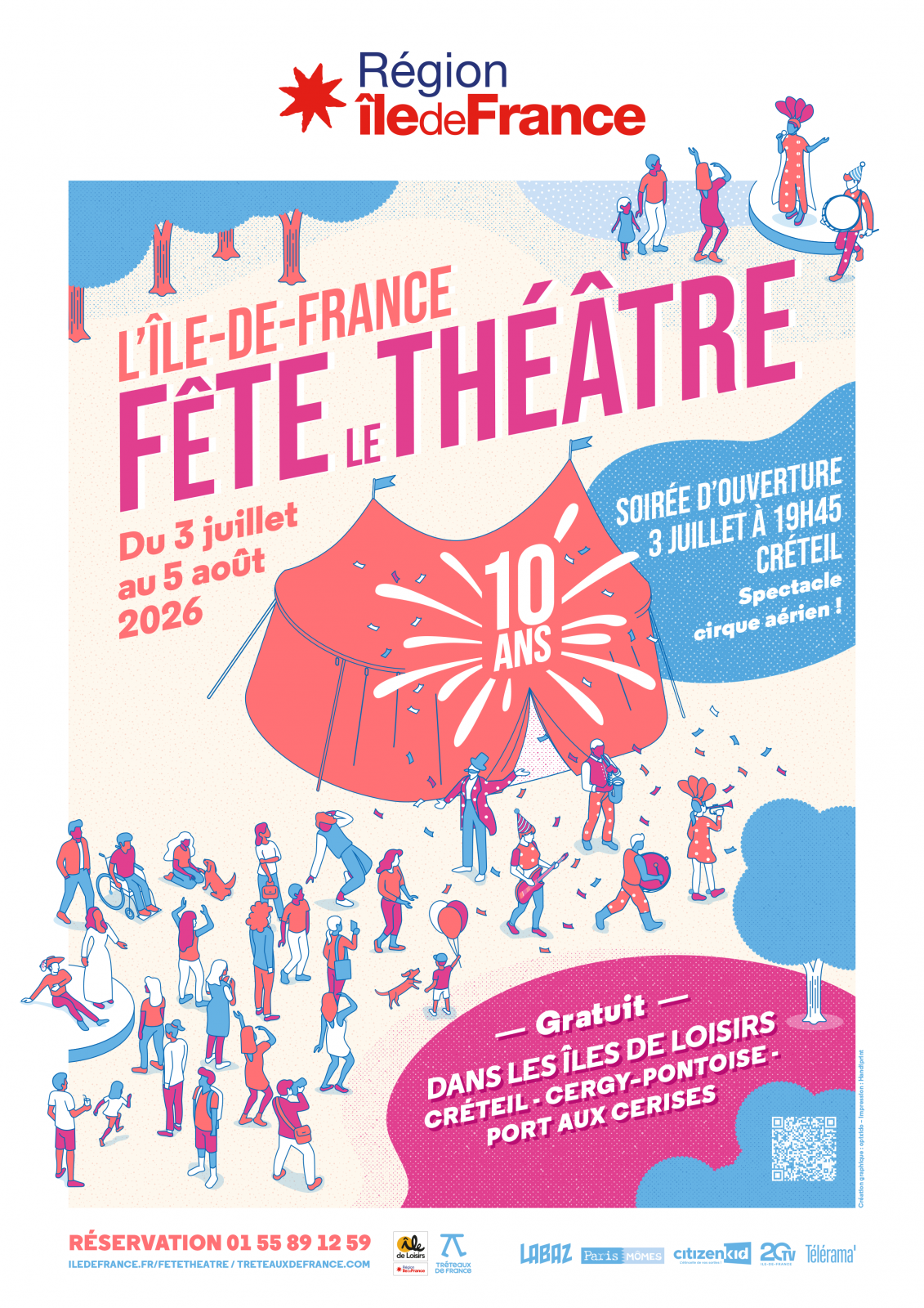 L&rsquo;Île-de-France fête le théâtre 2026